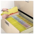 thumbnail image 3 of Six-section Pressboard Top Tab Classification Folders With Safeshield Fasteners, 2 Dividers, Letter Size, Yellow, 10/box, 3 of 7