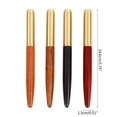 thumbnail image 3 of Vintage Wooden Fountain Pen Stainless Nib Piston-Filled Gift Calligraphy Ink Pen for Business Women Men Teachers Artists, 3 of 4