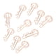 thumbnail image 4 of Clips de papel de metal 40PCS Clip de papel clave Clips de papel lindos Clips de papel pequeños Funcionamiento suave Jadeshay  A, 4 of 8