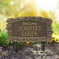thumbnail image 2 of Whitehall 2 Line Personalized Ivy Trellis Aluminum Garden Plaque 14 W x 8.125 H, 2 of 2