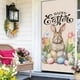 thumbnail image 4 of Decoraciones para cortinas de puerta de Pascua - Cubierta de puerta de poliéster multicolor de 180x90cm para exhibición de fiestas y fiestas, 4 of 6