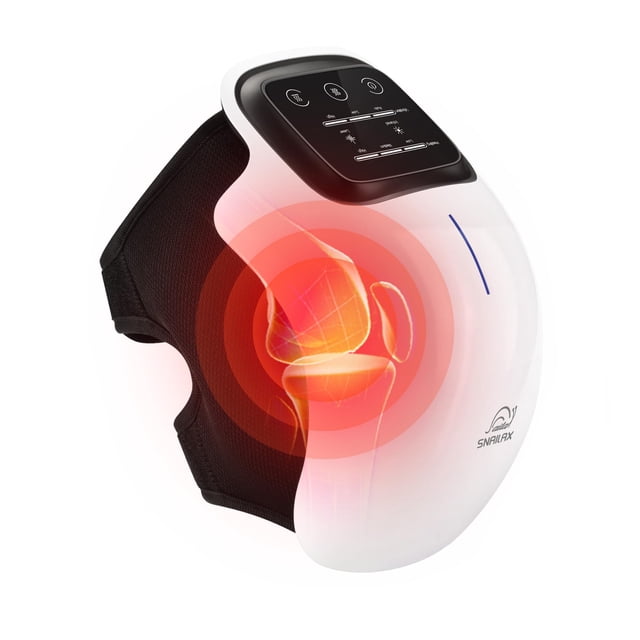 Masajeador de rodilla inalámbrico Snailax con calor y vibración para el dolor