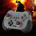 thumbnail image 3 of Controlador inalámbrico RGB conveniente portátil Compatible con Bluetooth para interruptor PS4, 3 of 7