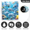 thumbnail image 4 of Dolphins in The Sea Dishwasher Magnet Cover for Washers Fridge Panel Decal 23"W x 26"H Inch, 4 of 6