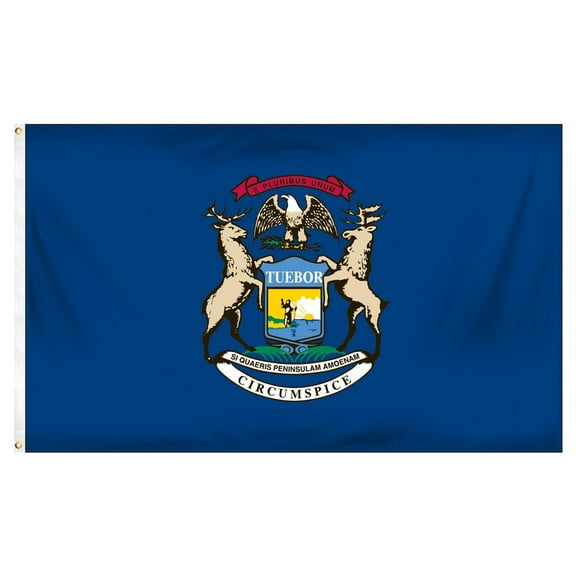 Michigan  2' x 3' Indoor Polyester Flag