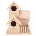 thumbnail image 2 of Outdoor Birdhouse, Cedar Wood Garden Bird House Multifunctional  for Patio, 2 of 7