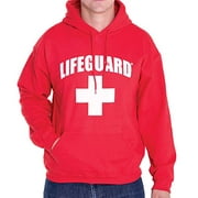 LIFEGUARD Officially Licensed First Quality Hoodie Apparel Unisex. (Red, X-Large)