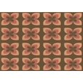 thumbnail image 1 of Ahgly Company Machine Washable Indoor Rectangle Transitional Saddle Brown Area Rugs, 2' x 5', 1 of 7