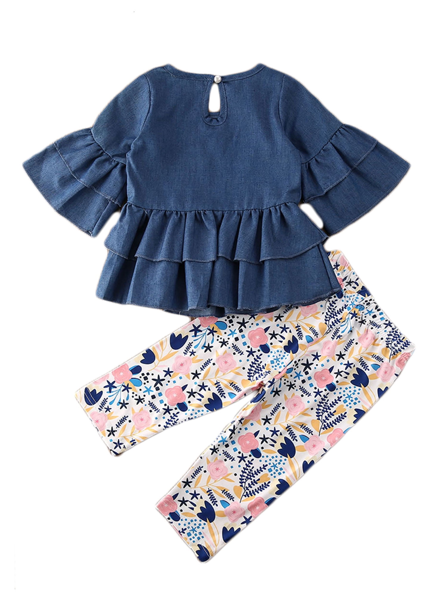 denim dress for little girl