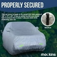 thumbnail image 3 of Mockins 182”x74”x68” Silver 190T Polyester SUV Car Cover, 3 of 8