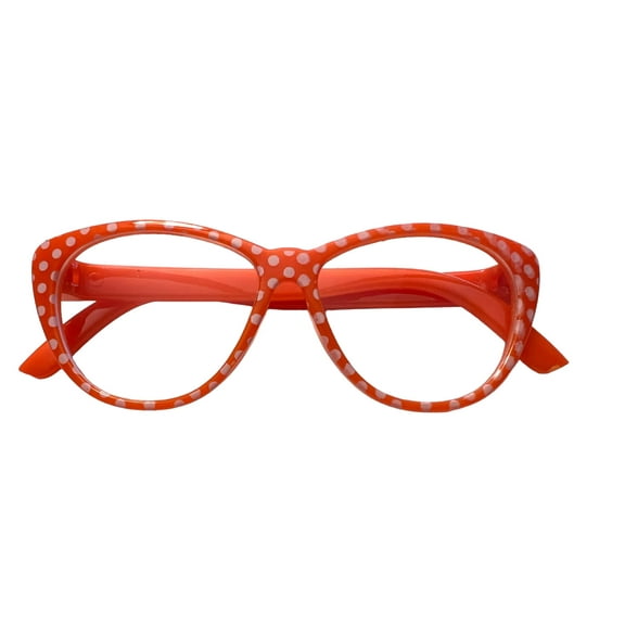 18 Inch Orange Dot Glasses Fits 18 Inch Kennedy and Friends Dolls and Other 18 Inch Dolls