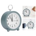 thumbnail image 6 of Table Clock Simple Mediterranean Style Loudly Alarm Silent Ticking Nonradiative High Accuracy Desk Clock,Battery Alarm Clock,Analog Alarm Clock, 6 of 8