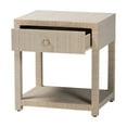 thumbnail image 6 of bali & pari Nata Bohemian Woven Natural Grasscloth 1-Drawer Nightstand, 6 of 6