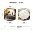 thumbnail image 5 of Fuzoiu Clear Sky Cute Sunflower Panda Print Square Cushion Cover,Couch Cushion Covers, Stretch Seat Slipcover for Dining Chairs, Banquets, and Home Decor-Four Pieces, 5 of 7