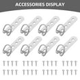 thumbnail image 3 of Raindrops 8pcs Heavy Duty D-Ring Picture Hangers With Screws Metal Frame Hanging Hardware For Photo Frames Artwork Mirrors For Home Decor, 3 of 8