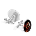 thumbnail image 3 of Halloween Elegant Stainless Steel Shirt Cufflinks for Formal Attire - for Weddings and Business Meetings, 3 of 6