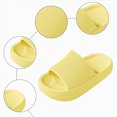 thumbnail image 6 of CAUYDY Cloud Slides for Kids Boys Girls Shower Bathroom Slippers Slip on Sandals Non-Slip Open Toe Pillow Slippers-Quick Drying Summer Beach Pool Shoes(L101-Yellow,12.5), 6 of 9