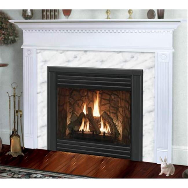Sienna Flush Fireplace Mantel In Medium Provincial Walmart Com