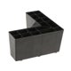 thumbnail image 5 of Pedestal de Plástico Yotijar Negro para Muebles Patas del sofá 15cm Resistente a humedad, 5 of 9