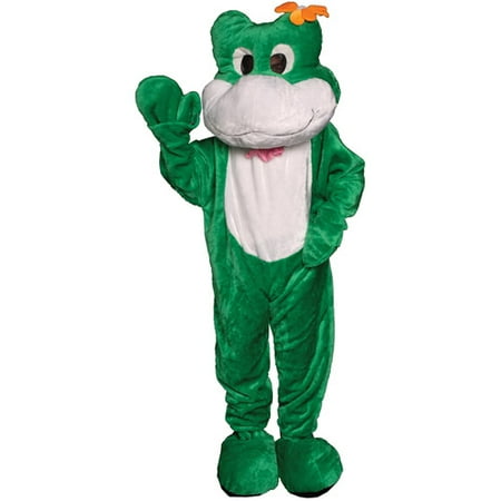 Frog Mascot Adult Halloween Costume, Size: Men's - One Size