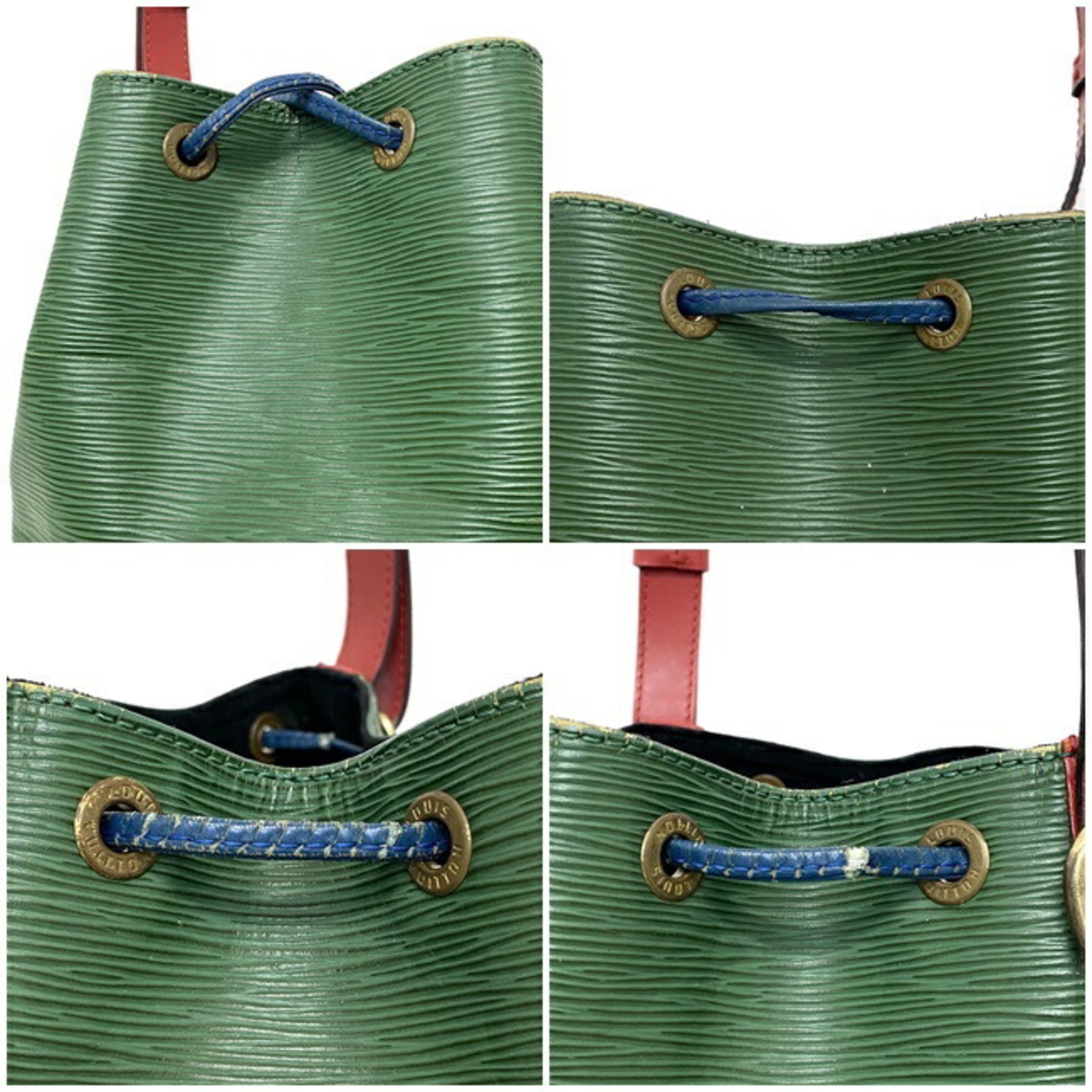 Leather small bag Louis Vuitton Green in Leather - 34741540
