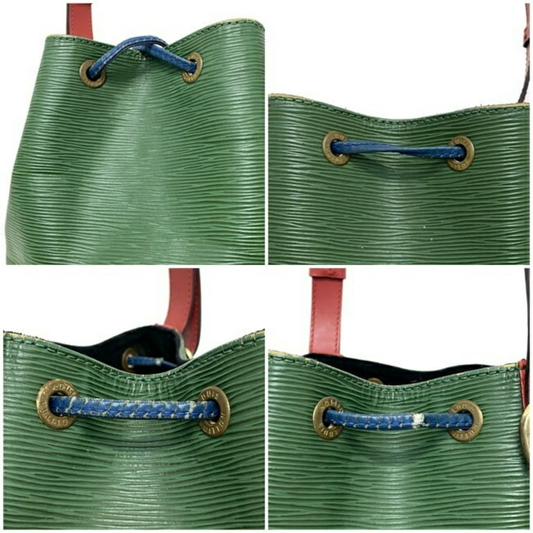 Louis Vuitton Petit Noe drawstring bag brown monogram canvas & natural  leather ref.622826 - Joli Closet