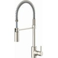 thumbnail image 3 of Gerber D451288 Foodie 1.75 GPM Single Hole Pre-Rinse Kitchen Faucet - Stainless Steel, 3 of 7