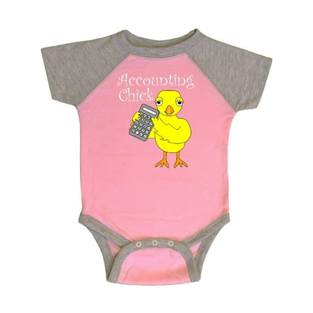 

Inktastic Accounting Chick White Text Gift Baby Girl Bodysuit