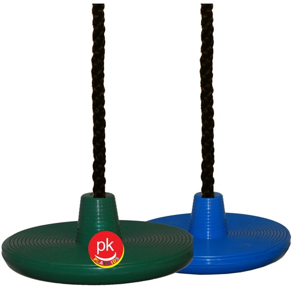 Playkids wooden Swing Set disk with 3/4" thick 17' Feet Long to connect to a tree spin & twist Hardware Porch for Play Set Jungle Gym Playground in Backyard