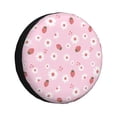 thumbnail image 1 of Fotbe Hand Drawn Strawberry Funda de Llanta de Repuesto con Estampado, Engrosada, Ajuste Universal para Jeep, Remolque, RV, SUV, Camión-16 inch, 1 of 6