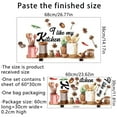 thumbnail image 5 of Kitchen Wall Stickers Fun Design Cook Utensils Home Decoration Restaurant, 5 of 9