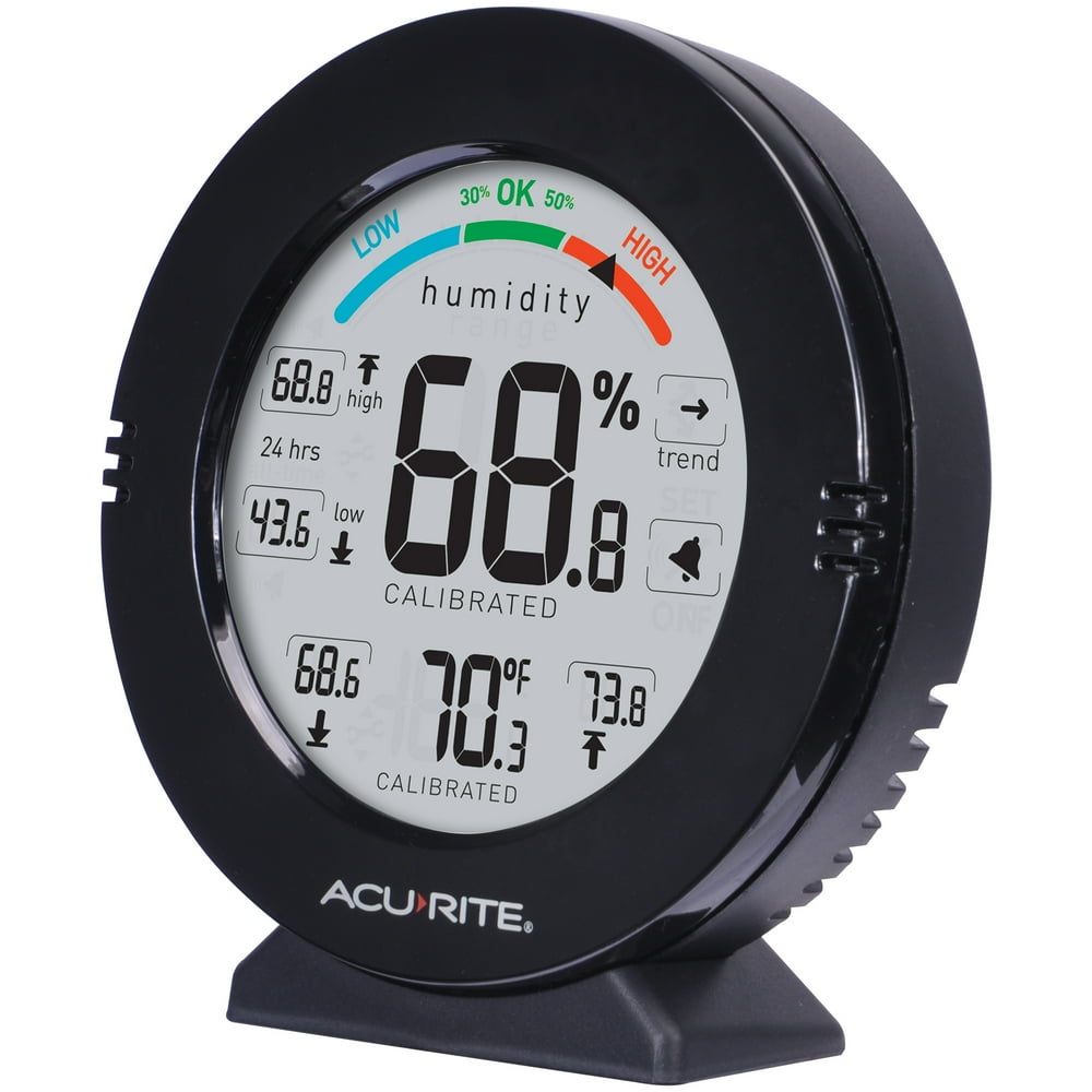 AcuRite 01080M Pro Accuracy Temperature and Humidity Gauge with Alarms