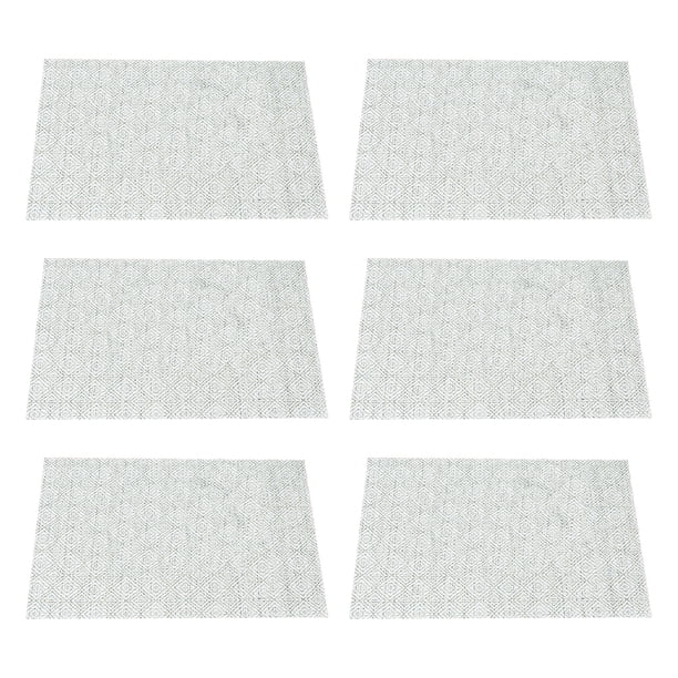 Manteles individuales resistentes al calor, resistentes a las manchas, antideslizantes, lavables, de PVC