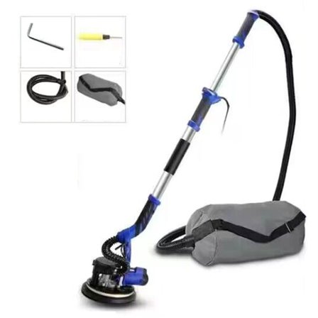 1380W Adjust Speed Drywall Sander Wall Polishing Grinding Double Led Light Wall Putty Polisher Machine ,Easy to Operate