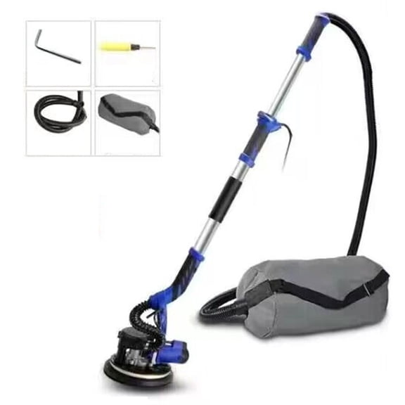 1380W Adjust Speed Drywall Sander Wall Polishing Grinding Double Led Light Wall Putty Polisher Machine ,Easy to Operate