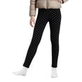 thumbnail image 3 of XXWXYD Girls Fleec𝖾 Lined Leggings Thick Sher𝗉a Warm Sweatpants Kids Stretc𝗁y Elastic Waisted Winter Cozy Soft Tights Thermal Insulated Pants, 3 of 6