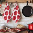 thumbnail image 6 of Red Dahlia Kitchen Towels Set of 1, Vintage Country Grey Abstract Flowers Floral Absorbent Dish Towels for Kitchen, Microfiber Hand Towel, Quick Drying Tea Towel for Cleaning Decorative Dishcloths, 6 of 7