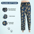 thumbnail image 2 of Comfies Golden Retriever Unisex Cotton Blend Pajama Bottoms - Gift for Pet Lovers, 2 of 7