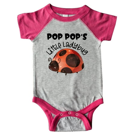 

Inktastic Pop Pop s Little Ladybug Gift Baby Boy or Baby Girl Bodysuit