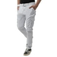 thumbnail image 2 of X RAY Men's Cargo Pants Straight Fit Deep Pockets Pant for Travel Outdoor Hiking Construction Work, White, 40W x 32L, 2 of 8