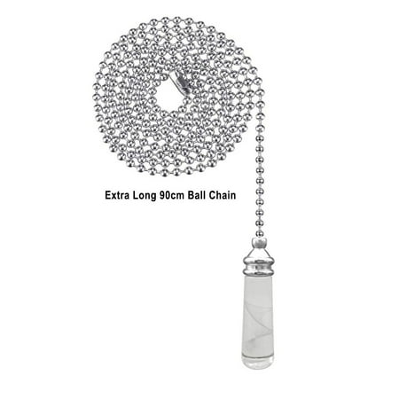 

Crystal Style Designer Bathroom Toilet Pull Chain Cord Handle For Light Switch