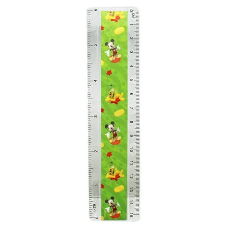 Disney's Mickey Mouse Clubhouse Green and Transparent Metric Ruler