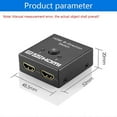 thumbnail image 4 of Commutateur HDMI 4K Répartiteur HDMI - Commutateur HDMI Bidirectionnel Mis à Jour 1 Entrée 2 Sorties Ou 2 en 1, 4 of 5
