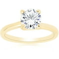 thumbnail image 1 of 1 ct Round Diamond Solitaire Engagement Ring 14k Yellow Gold, 1 of 3