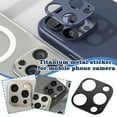 thumbnail image 2 of NEW Metal Camera Bezel Protector for 16 Pro Max Alloy Lens Hollow Cover, 2 of 4