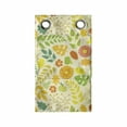 thumbnail image 1 of Autumn Hanging Pocket Organizer, Warm Tones with Colorful Leaves Composition Autumnal Illustration Print, Printed Polyester Storage Bag with Pockets, 9" x 27", Apple Green and Cream, 1 of 2