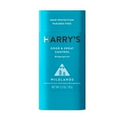 Harry's Men's Antiperspirant Odor and Sweat Control Deodorant Stick, Wildlands, 2.5 oz