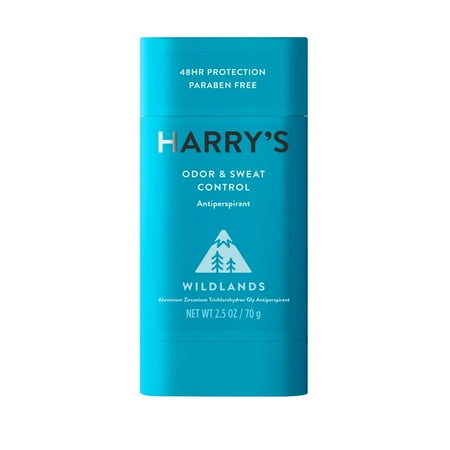 Harry's Men's Antiperspirant Odor and Sweat Control Deodorant Stick, Wildlands, 2.5 oz