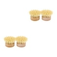 thumbnail image 6 of OUNONA 4 pcs  Kitchen Pot Clean Brush Dish Beech Bamboo Greasy Dirt Clean Brush, 6 of 8