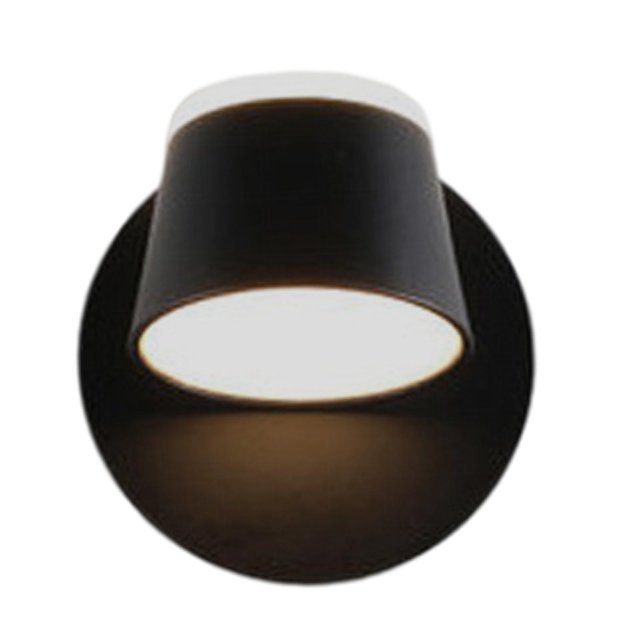 Aplique de pared Moderno, simple, cálido, , accesorio de Negro 1 Luz Zulema Lámpara de pasillo